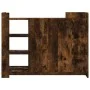 Engineered wood smoked oak sideboard 100x35x75 cm by , Sideboards - Ref: Foro24-848413, Price: 104,58 €, Discount: %