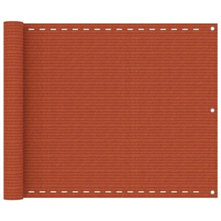 Balcony awning in orange HDPE 75x300 cm by vidaXL, Umbrellas - Ref: Foro24-311016, Price: 11,48 €, Discount: %