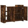 Aparador madera de ingeniería roble ahumado 100x35x75 cm de , Aparadores - Ref: Foro24-848413, Precio: 111,21 €