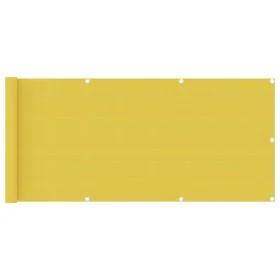 Gelbe HDPE-Balkonmarkise 75x400 cm von vidaXL, Sonnenschirme - Ref: Foro24-310993, Preis: 16,32 €, Rabatt: %
