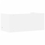 Wandregal aus weißem Ingenieurholz 70,5x35x30,5 cm von , Regale und Regale - Ref: Foro24-848451, Preis: 29,57 €, Rabatt: %