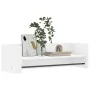 Engineered wood white wall shelf 100x35x30.5 cm by , Shelves and shelves - Ref: Foro24-848458, Price: 38,62 €, Discount: %