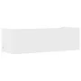 Engineered wood white wall shelf 100x35x30.5 cm by , Shelves and shelves - Ref: Foro24-848458, Price: 38,62 €, Discount: %