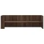 Engineered wood brown oak wall shelf 100x35x30.5 cm by , Shelves and shelves - Ref: Foro24-848464, Price: 37,96 €, Discount: %