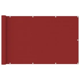 Red HDPE balcony awning 120x600 cm by vidaXL, Umbrellas - Ref: Foro24-311015, Price: 26,09 €, Discount: %