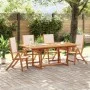 Sillas de jardín plegables 4 uds madera maciza acacia textileno de , Sillas de jardín - Ref: Foro24-3279235, Precio: 296,89 €...