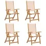 Sillas de jardín plegables 4 uds madera maciza acacia textileno de , Sillas de jardín - Ref: Foro24-3279235, Precio: 296,89 €...
