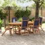 Faltbare Gartenstühle, 6 Stück Massivholz Akazie mit Textilene von , Gartenstühle - Ref: Foro24-3279242, Preis: 440,20 €, Rab...