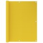 Toldo para balcón HDPE amarillo 120x400 cm