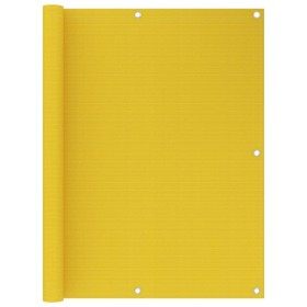 Toldo para balcón HDPE amarillo 120x400 cm