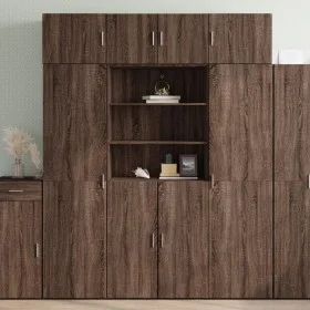 Ingenieurholz-Sideboard in Eichenbraun 80x42,5x185 cm von , Sideboards - Ref: Foro24-3281384, Preis: 180,27 €, Rabatt: %