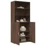 Ingenieurholz-Sideboard in Eichenbraun 80x42,5x185 cm von , Sideboards - Ref: Foro24-3281384, Preis: 180,27 €, Rabatt: %