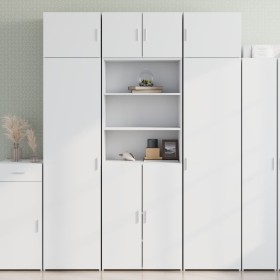 Aparador alto madera de ingeniería blanco 70x42,5x185 cm de , Aparadores - Ref: Foro24-3281371, Precio: 158,90 €, Descuento: %