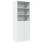 Tall white engineered wood sideboard 70x42.5x185 cm by , Sideboards - Ref: Foro24-3281371, Price: 156,68 €, Discount: %