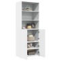 Hoher Schrank aus weißem Ingenieurholz 70x42,5x185 cm von , Sideboards - Ref: Foro24-3281371, Preis: 158,90 €, Rabatt: %