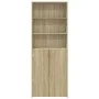 Aparador alto madera de ingeniería roble Sonoma 70x42,5x185 cm de , Aparadores - Ref: Foro24-3281373, Precio: 159,30 €, Descu...