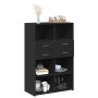 Engineered wood black sideboard 80x42.5x124 cm by , Sideboards - Ref: Foro24-3281386, Price: 126,08 €, Discount: %