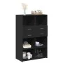 Schwarzer Schrank aus Holzwerkstoff 80x42,5x124 cm von , Sideboards - Ref: Foro24-3281386, Preis: 125,13 €, Rabatt: %