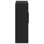 Aparador de madera de ingeniería negro 80x42,5x124 cm de , Aparadores - Ref: Foro24-3281386, Precio: 125,13 €, Descuento: %