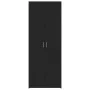 Tall black engineered wood sideboard 80x42.5x185 cm by , Sideboards - Ref: Foro24-3281435, Price: 213,15 €, Discount: %