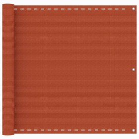 Balcony awning in orange HDPE 90x400 cm by vidaXL, Umbrellas - Ref: Foro24-311021, Price: 17,99 €, Discount: %