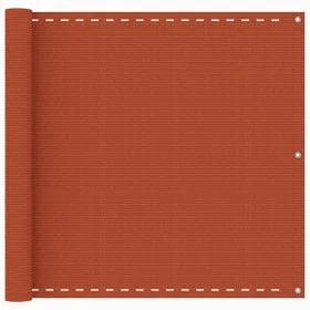 Balcony awning in orange HDPE 90x400 cm by vidaXL, Umbrellas - Ref: Foro24-311021, Price: 17,69 €, Discount: %