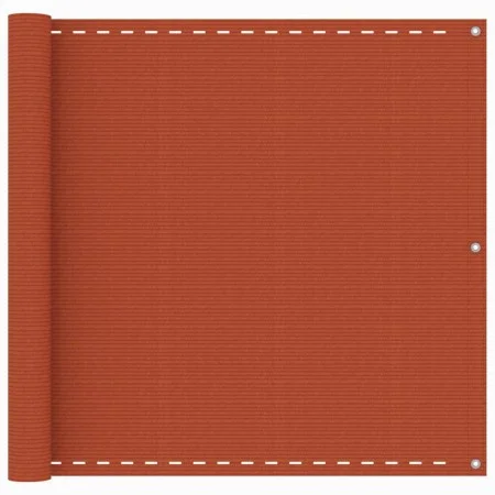 Balcony awning in orange HDPE 90x400 cm by vidaXL, Umbrellas - Ref: Foro24-311021, Price: 17,69 €, Discount: %