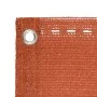 Balcony awning in orange HDPE 90x400 cm by vidaXL, Umbrellas - Ref: Foro24-311021, Price: 17,69 €, Discount: %
