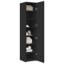 Engineered wood black sideboard 40x42.5x185 cm by , Sideboards - Ref: Foro24-3281400, Price: 145,87 €, Discount: %