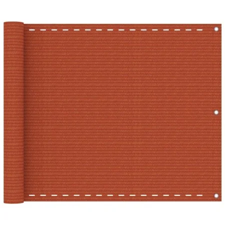 Toldo para balcón HDPE naranja 75x500 cm de vidaXL, Sombrillas - Ref: Foro24-311018, Precio: 14,11 €, Descuento: %
