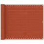 Toldo para balcón HDPE naranja 75x500 cm de vidaXL, Sombrillas - Ref: Foro24-311018, Precio: 14,11 €, Descuento: %