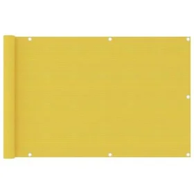 Balcony awning in yellow HDPE 90x400 cm by vidaXL, Umbrellas - Ref: Foro24-310997, Price: 14,74 €, Discount: %