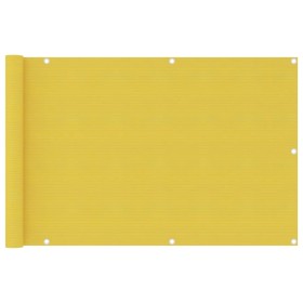 Toldo para balcón HDPE amarillo 90x400 cm de vidaXL, Sombrillas - Ref: Foro24-310997, Precio: 17,74 €, Descuento: %