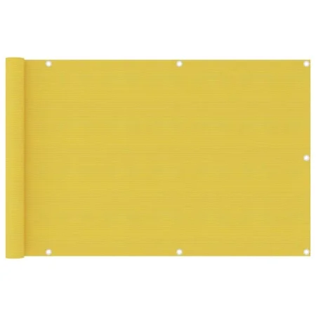 Balcony awning in yellow HDPE 90x400 cm by vidaXL, Umbrellas - Ref: Foro24-310997, Price: 14,74 €, Discount: %