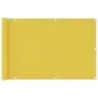 Balcony awning in yellow HDPE 90x400 cm by vidaXL, Umbrellas - Ref: Foro24-310997, Price: 14,74 €, Discount: %