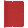 Red HDPE balcony awning 120x400 cm by vidaXL, Umbrellas - Ref: Foro24-311013, Price: 16,52 €, Discount: %