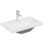 Set de mueble de baño 2 piezas cerámica y madera de ingeniería de , Muebles de baño - Ref: Foro24-3307662, Precio: 183,74 €, ...