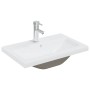 Zweiteiliges Badezimmermöbel-Set aus Keramik und Ingenieurholz. von , Badezimmermöbel - Ref: Foro24-3307662, Preis: 196,33 €,...