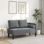 Daybed sofa with dark gray velvet cushions by , Daybeds - Ref: Foro24-4007572, Price: 144,10 €, Discount: %