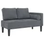 Daybed sofa with dark gray velvet cushions by , Daybeds - Ref: Foro24-4007572, Price: 144,10 €, Discount: %