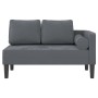 Tagesbettsofa mit dunkelgrauen Samtkissen von , Tagesbetten - Ref: Foro24-4007572, Preis: 143,08 €, Rabatt: %