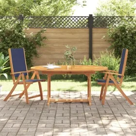 Faltbare Gartenstühle, 2 Stück Massivholz Akazie mit Textilene. von , Gartenstühle - Ref: Foro24-4008422, Preis: 151,67 €, Ra...