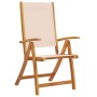 Faltbare Gartenstühle, 2 Stück Massivholz Akazie mit Textilene. von , Gartenstühle - Ref: Foro24-4008420, Preis: 155,73 €, Ra...