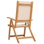 Sillas de jardín plegables 2 uds madera maciza acacia textileno de , Sillas de jardín - Ref: Foro24-4008420, Precio: 131,37 €