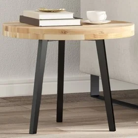 Solid acacia wood round table top Ø50x4 cm by , Table tops - Ref: Foro24-4008689, Price: 49,22 €, Discount: %