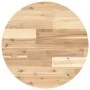 Solid acacia wood round table top Ø50x4 cm by , Table tops - Ref: Foro24-4008689, Price: 49,22 €, Discount: %