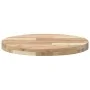 Solid acacia wood round table top Ø50x4 cm by , Table tops - Ref: Foro24-4008689, Price: 49,22 €, Discount: %