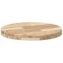 Solid acacia wood round table top Ø50x4 cm by , Table tops - Ref: Foro24-4008689, Price: 49,22 €, Discount: %