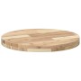 Solid acacia wood round table top Ø50x4 cm by , Table tops - Ref: Foro24-4008689, Price: 50,08 €, Discount: %