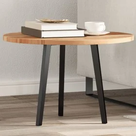 Solid acacia wood round table top Ø60x2 cm by , Table tops - Ref: Foro24-4008696, Price: 42,91 €, Discount: %